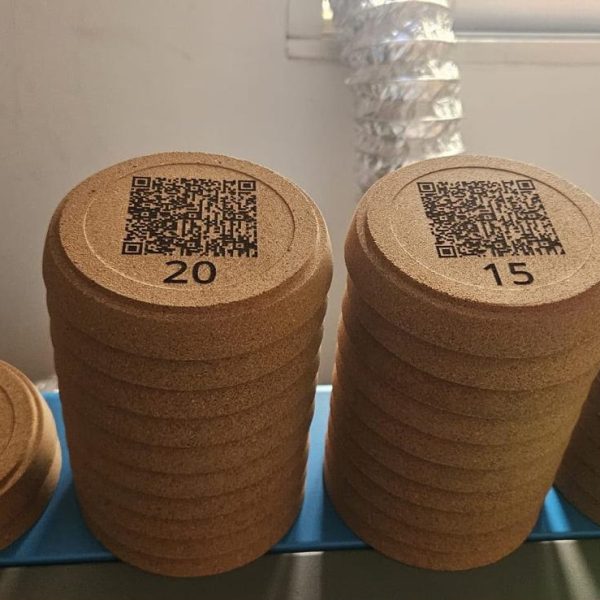 posavasos corcho numero mesa proyecto recycledcork,Ideal para identificar mesas de restaurante